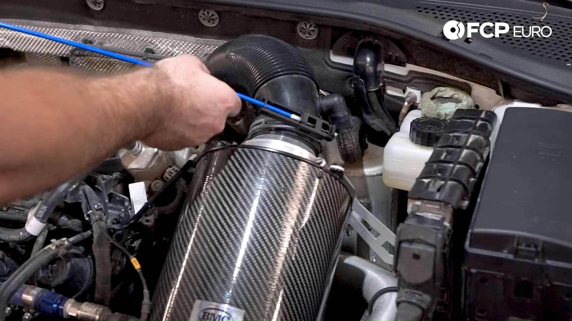 Astro Pneumatic Multi-Cable Hose Clamp Pliers In Use