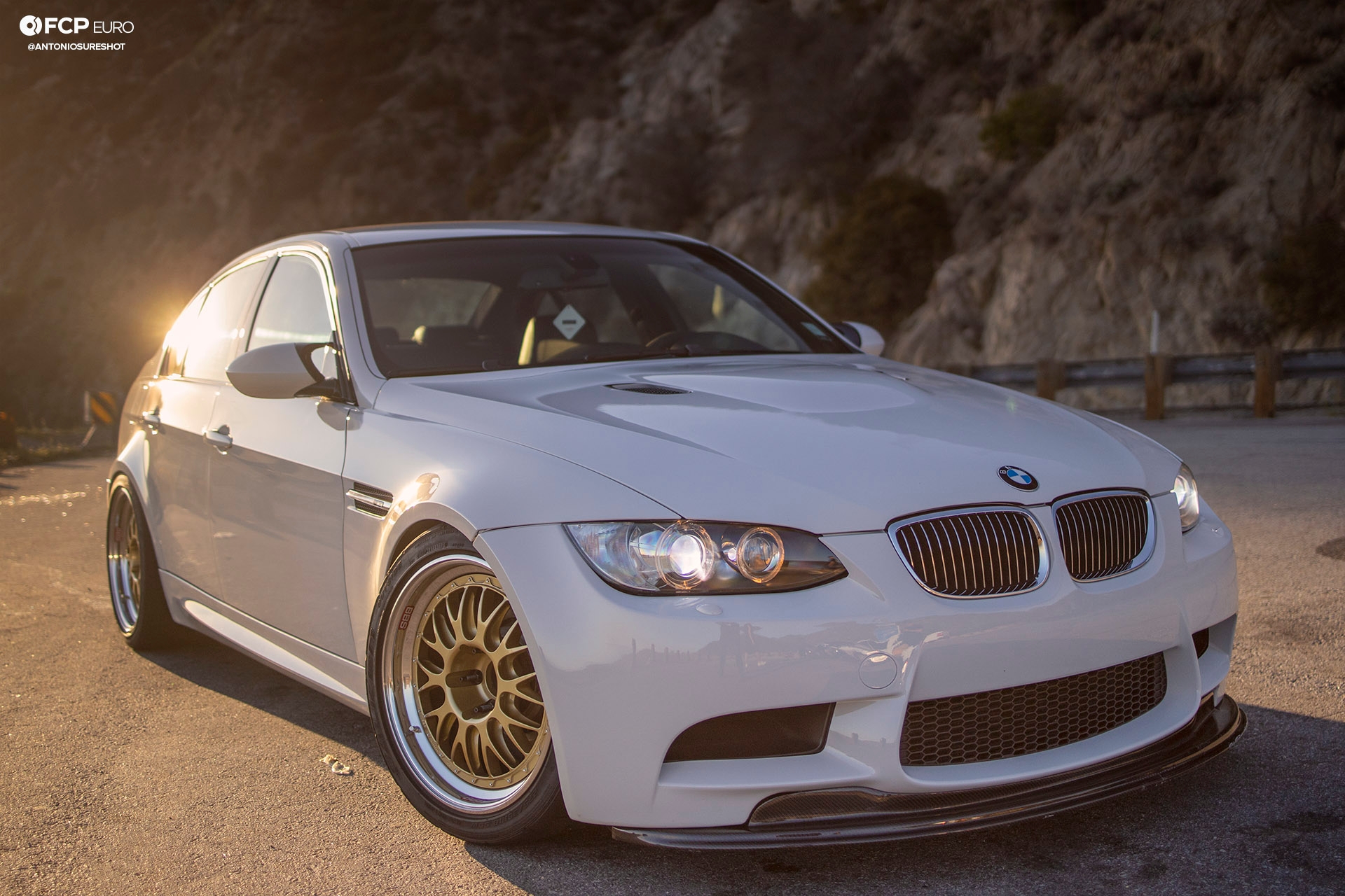 BMW E90 M3 Sedan Slicktop BBS E88 KW Suspension Front