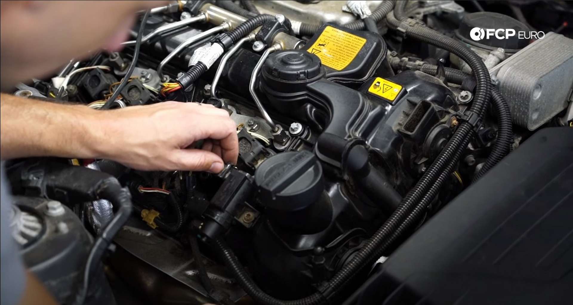 DIY BMW N20 Vacuum Pump unplugging the boost control solenoid