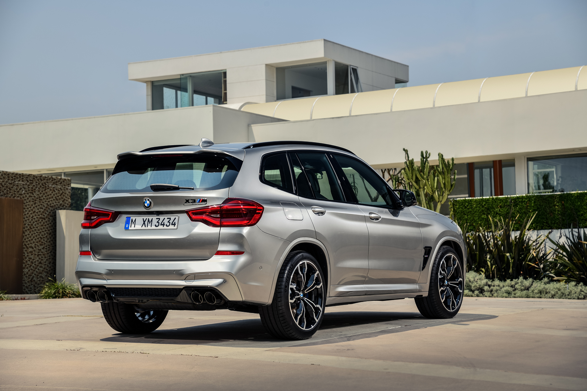 2020 BMW X3 M Competition Rear Quarter