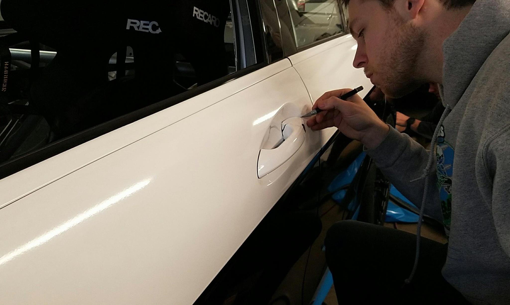 Mercedes C300 Race Car - Wrap, Vinyl, Logos