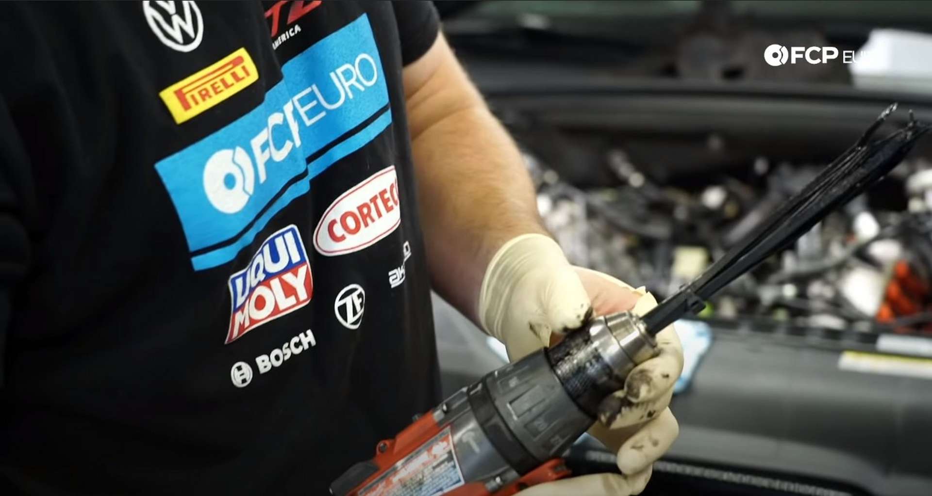 DIY Audi 3.0t Walnut Blasting Intake Valves Audi TSB zip tie tool