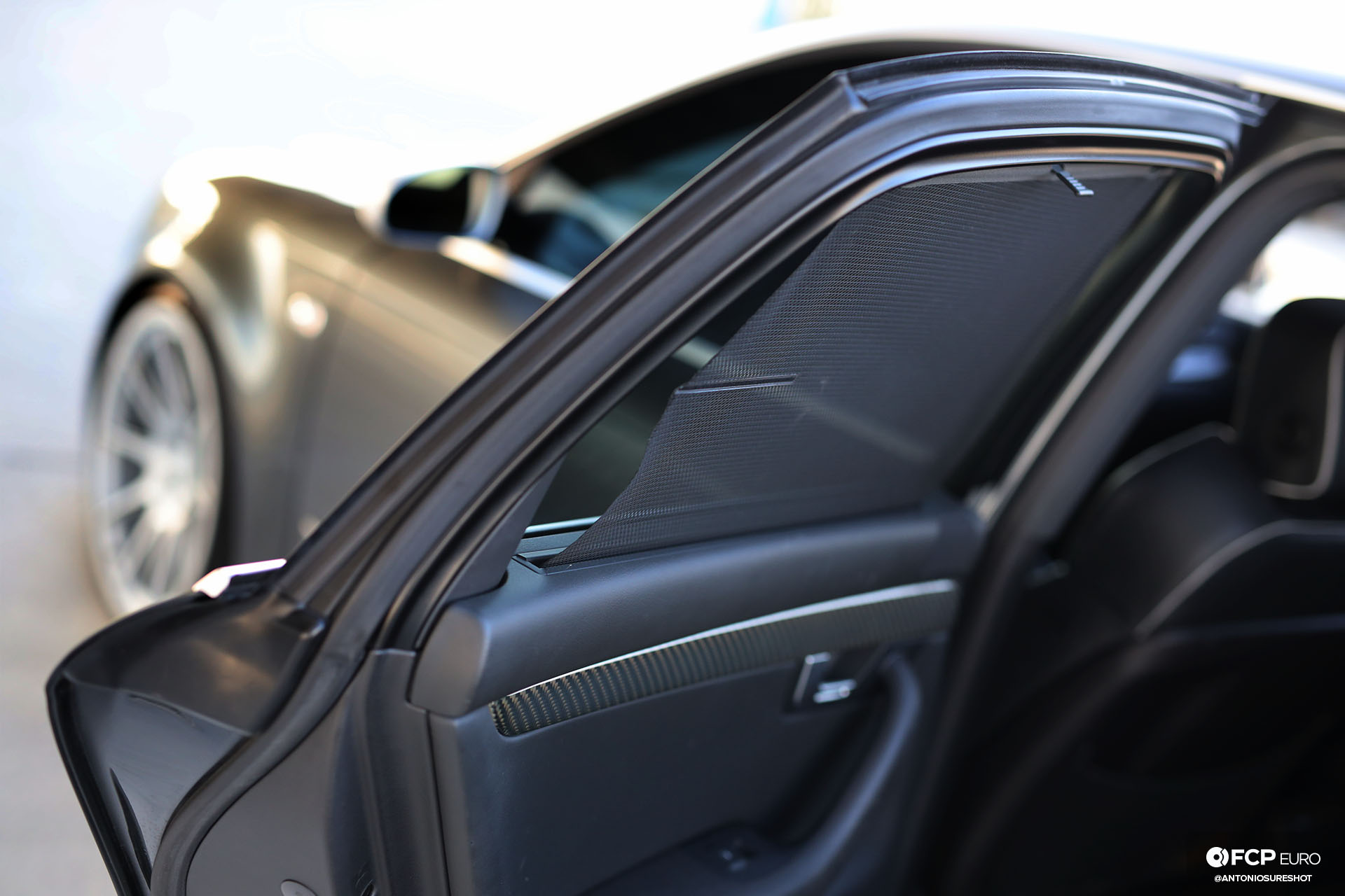B7 Audi RS4 rear privacy screens