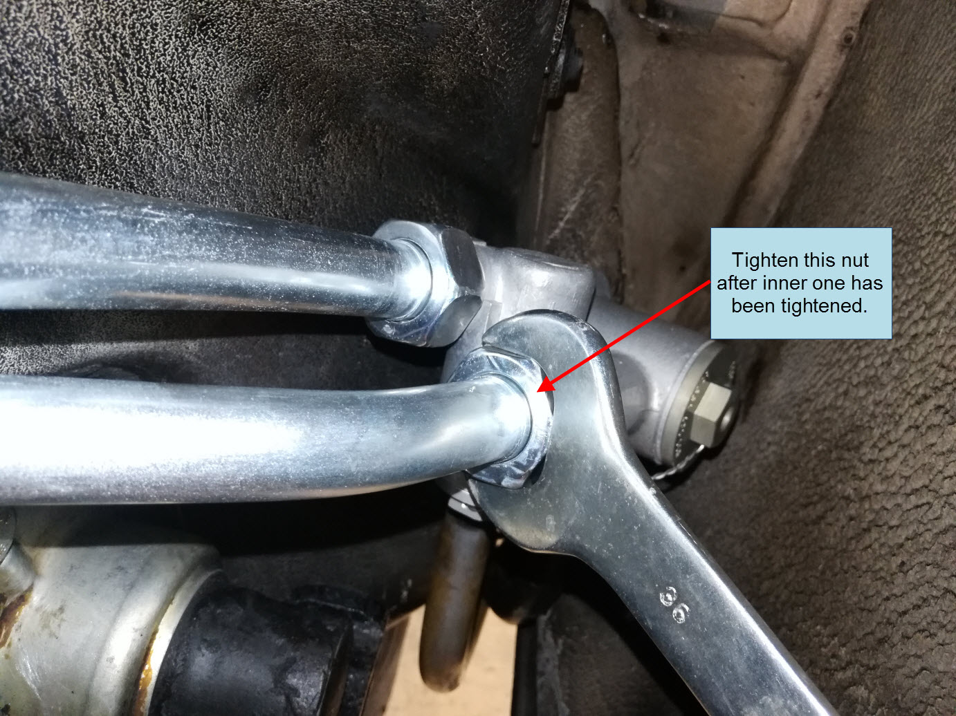 Porsche 911 external thermostat connection method 2.