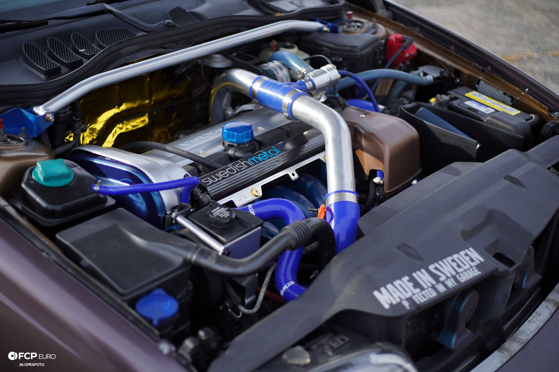 Volvo S70 T5M Turbo Engine Bay