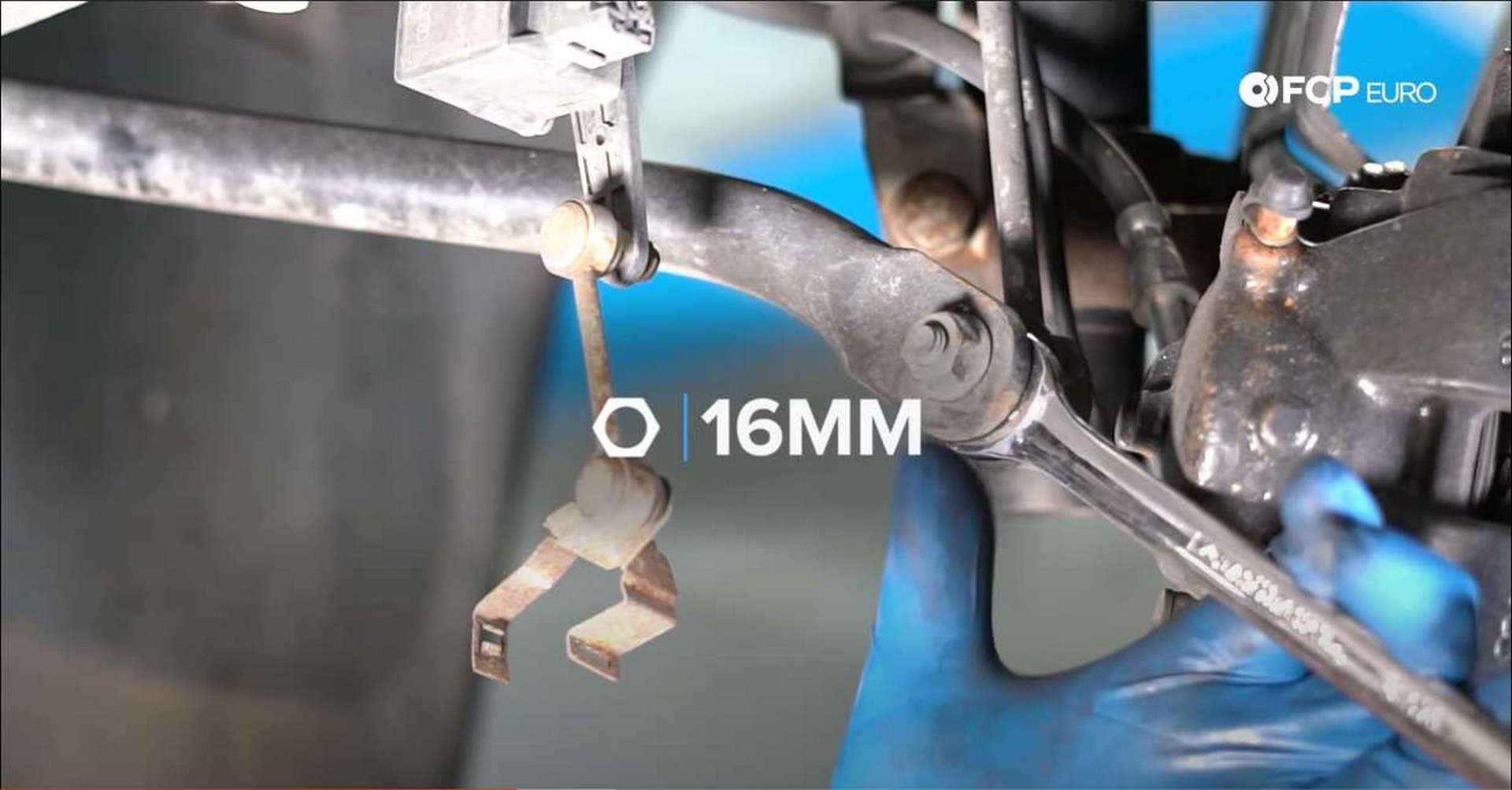 DIY BMW Front Suspension Refresh removing swaybar end link