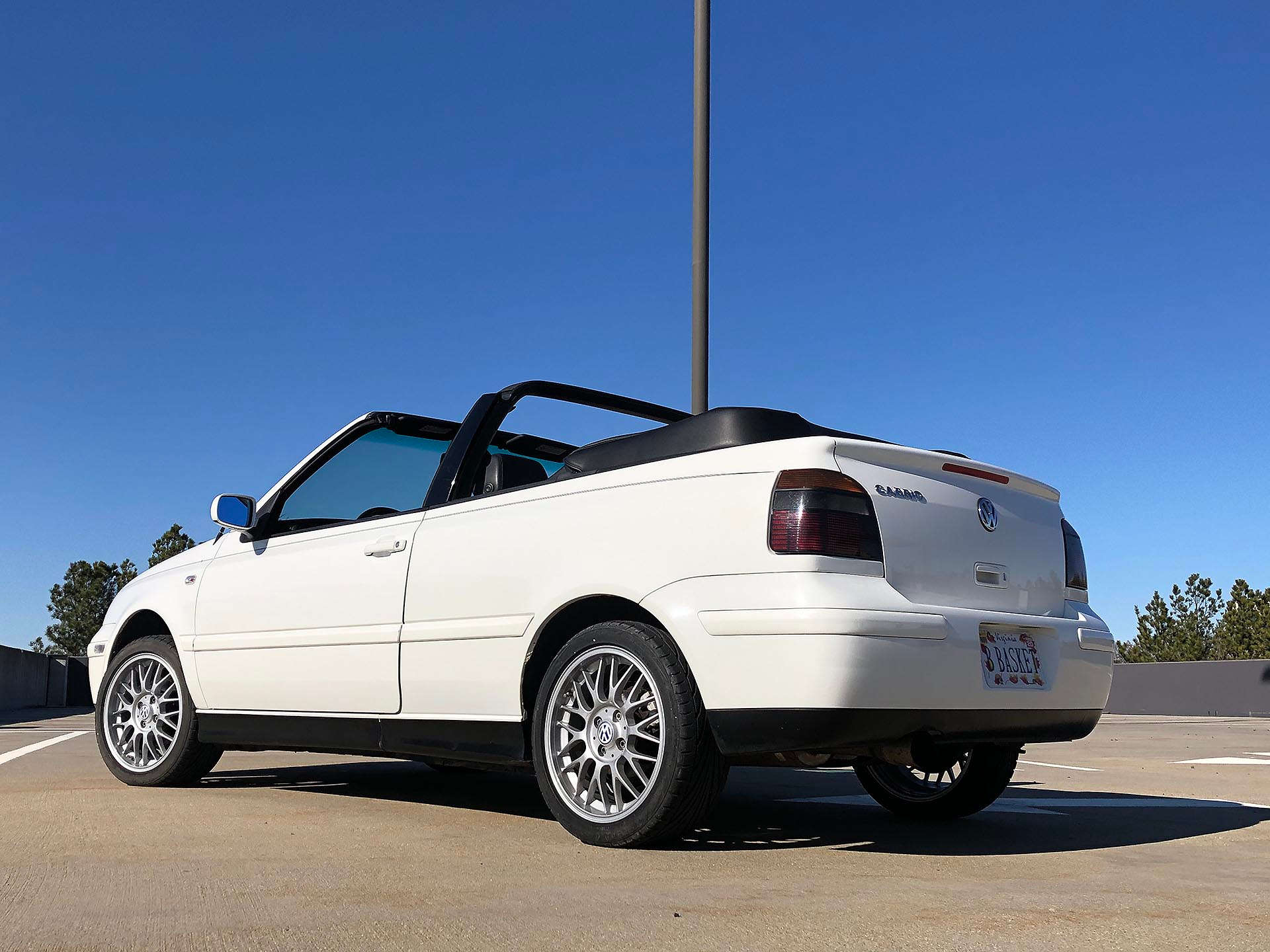 White Mk3.5 2002 Cabrio GLX rear