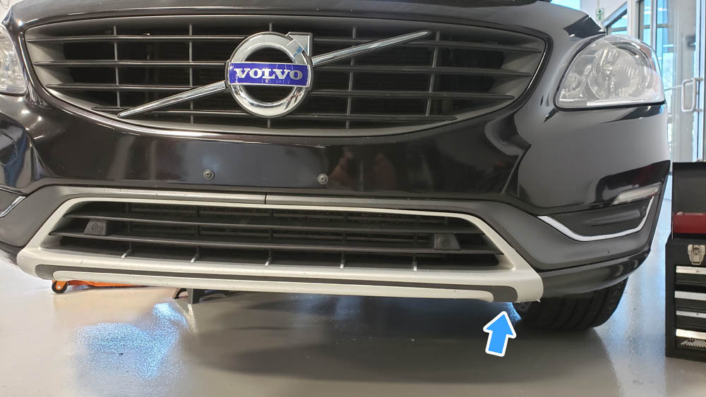 Volvo V60 P3 Water Pump Replacement Shield Removal
