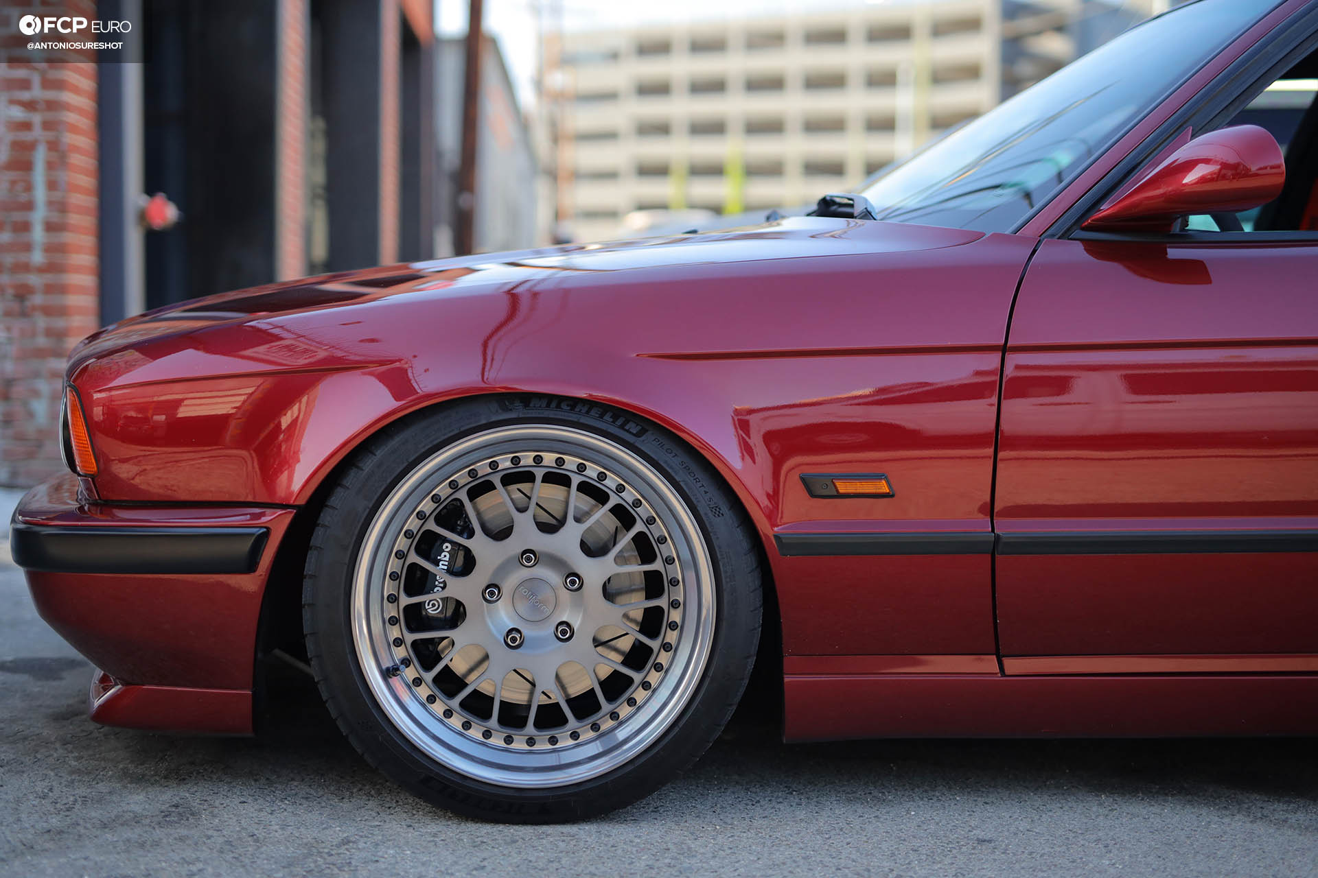 E34 BMW 540i M-Sport Brembo Rotiform Ground Control Eibach Koni