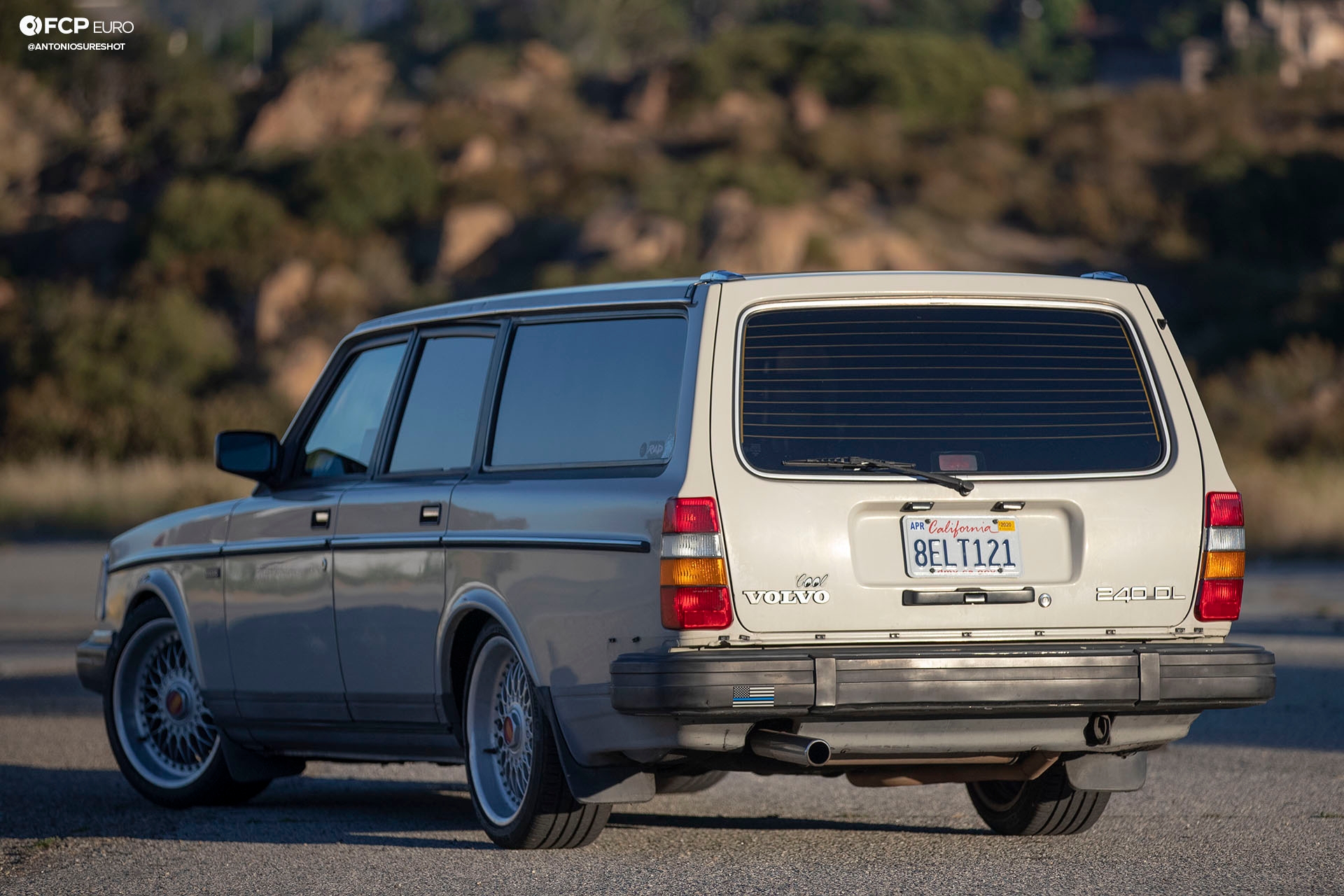 Volvo 245 Wagon Rear 3/4