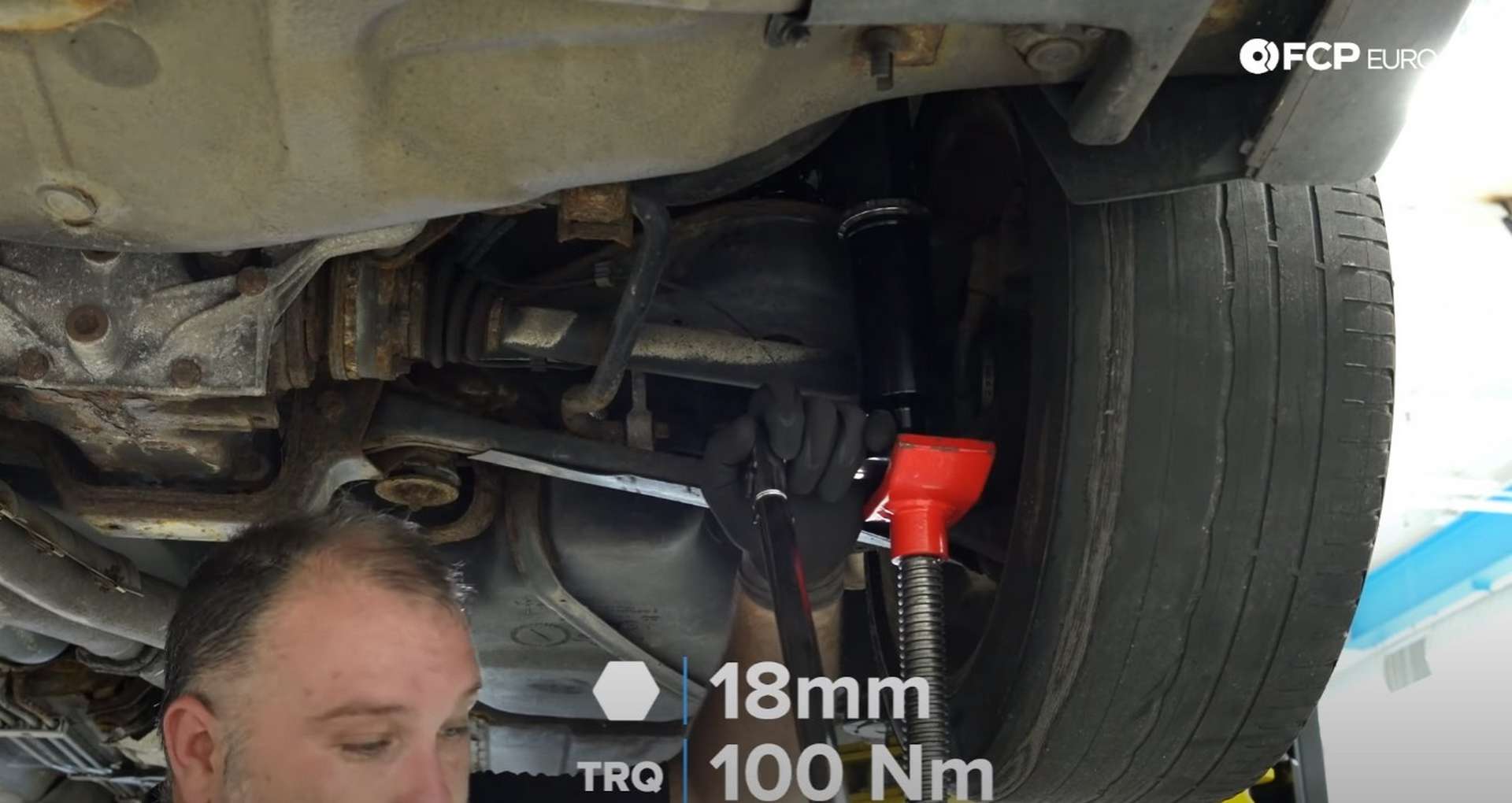 DIY BMW E36 Coilovers torquing the lower shock bolt