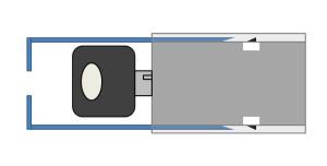 Create two wire picks such as these to depress the black tabs into the groove. Not all models have a tab on each side.