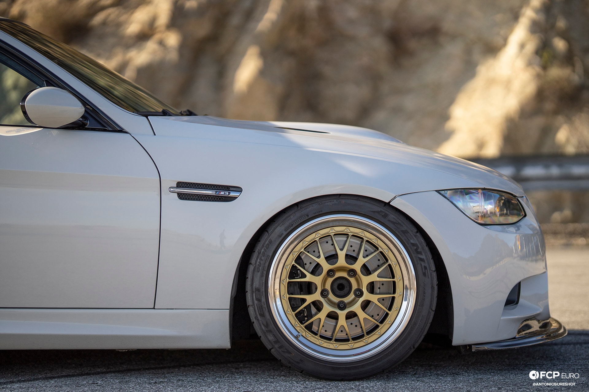 BMW E90 M3 Sedan Slicktop BBS E88 KW Suspension BBS Wheels