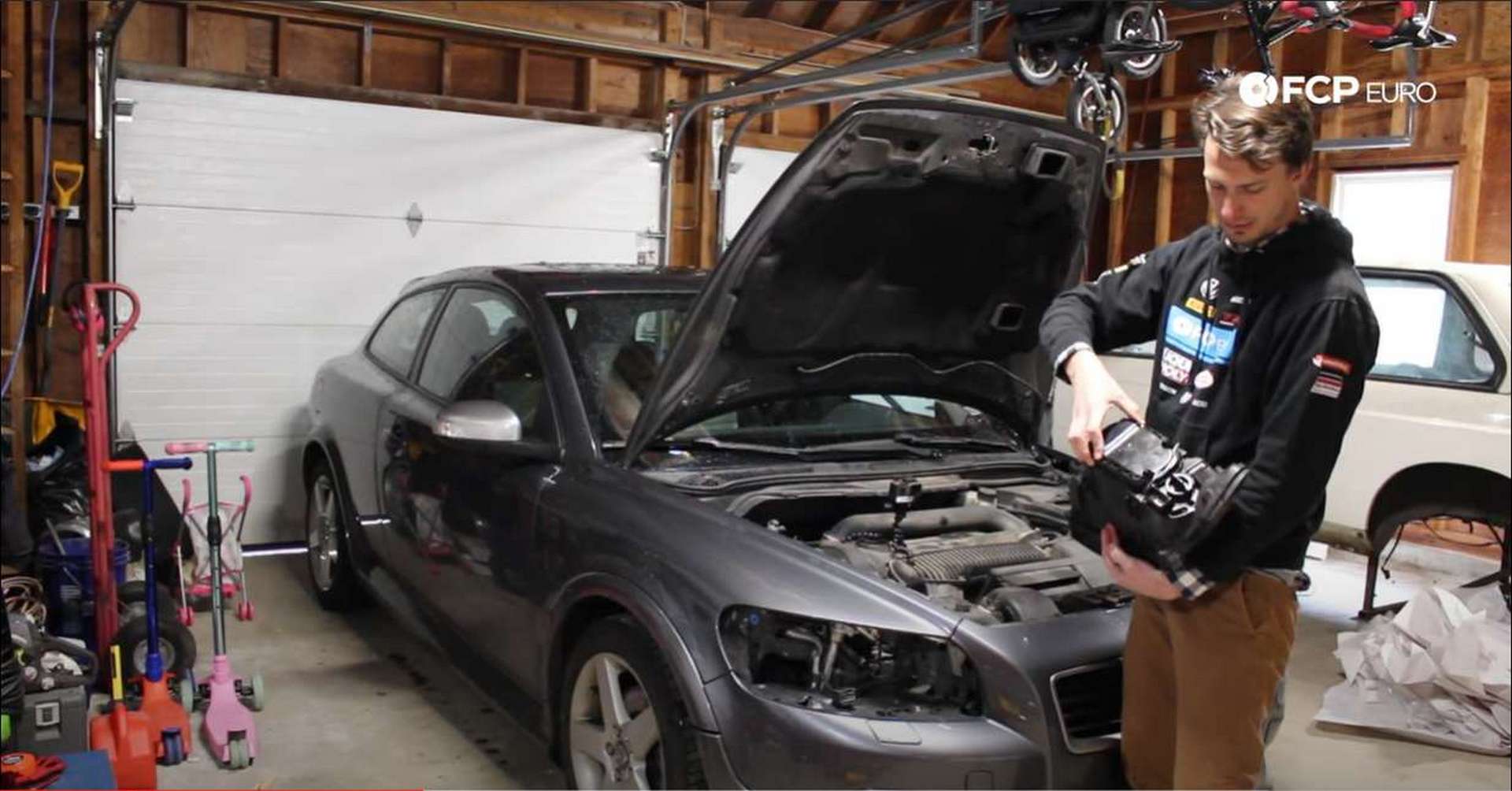 Volvo Headlight Replacement cover removal