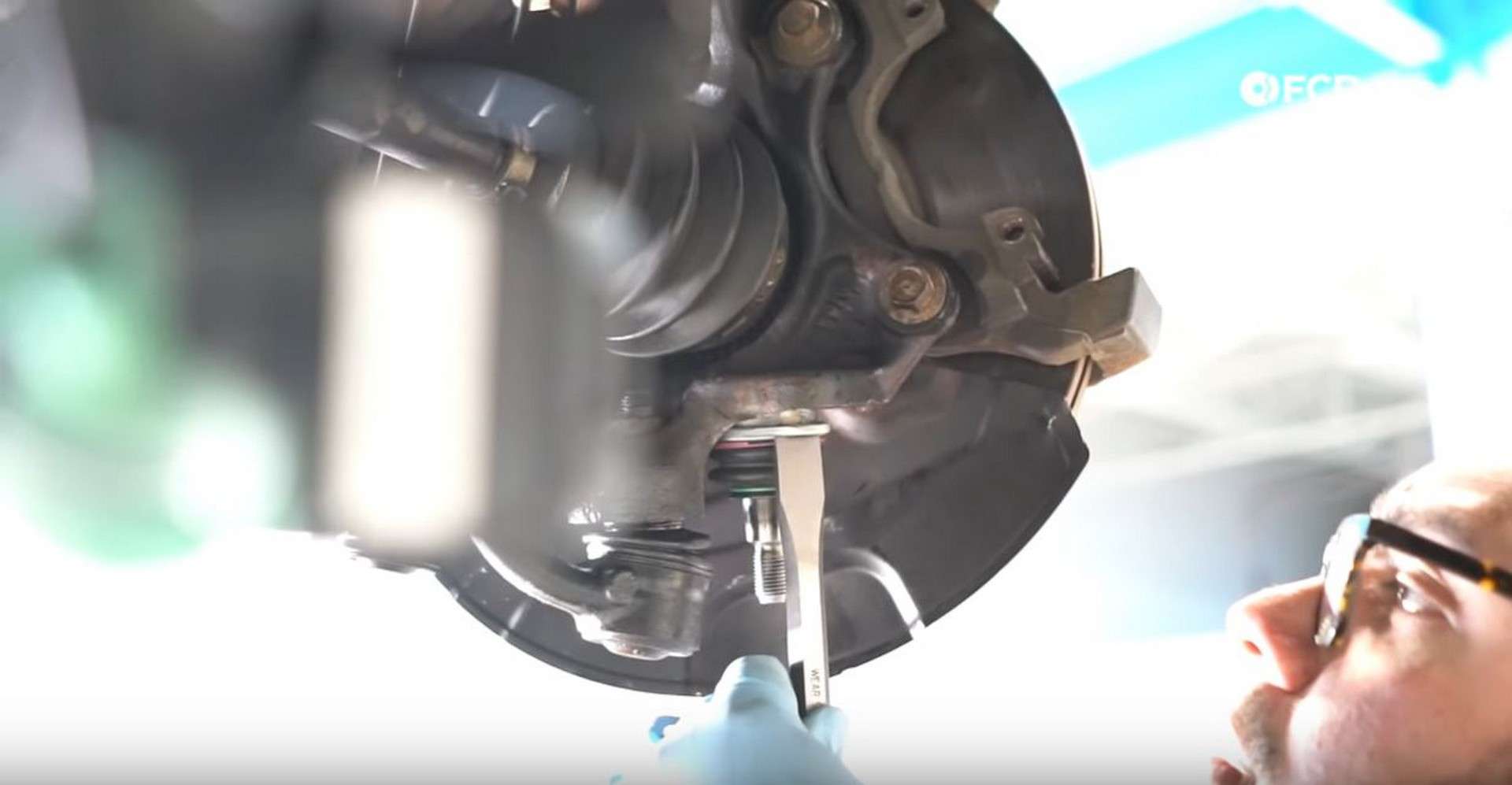 BMW Front Suspension Refresh tapping on ball joint flange