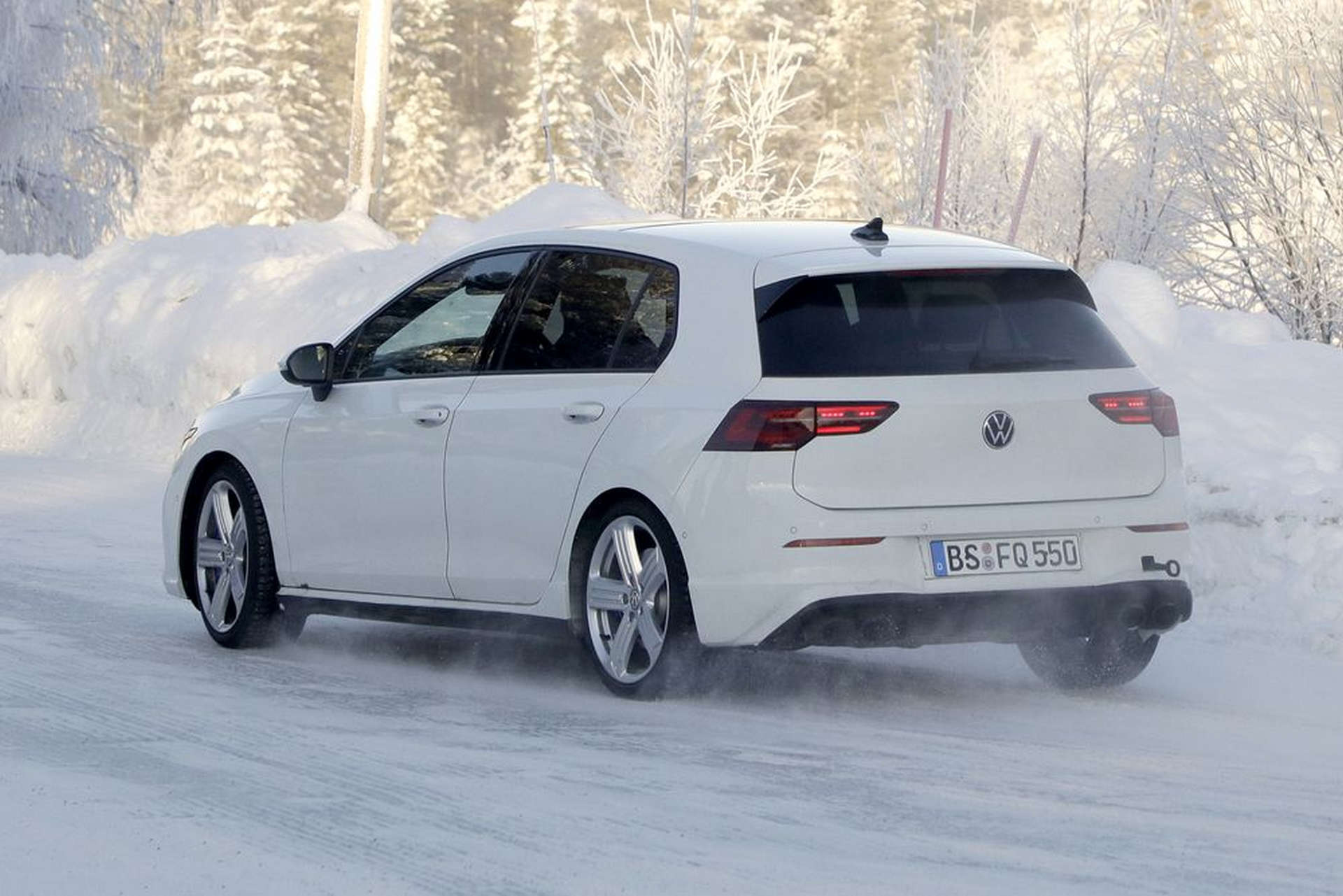 Volkswagen MK8 Golf R Spy Shots Testing Rear End