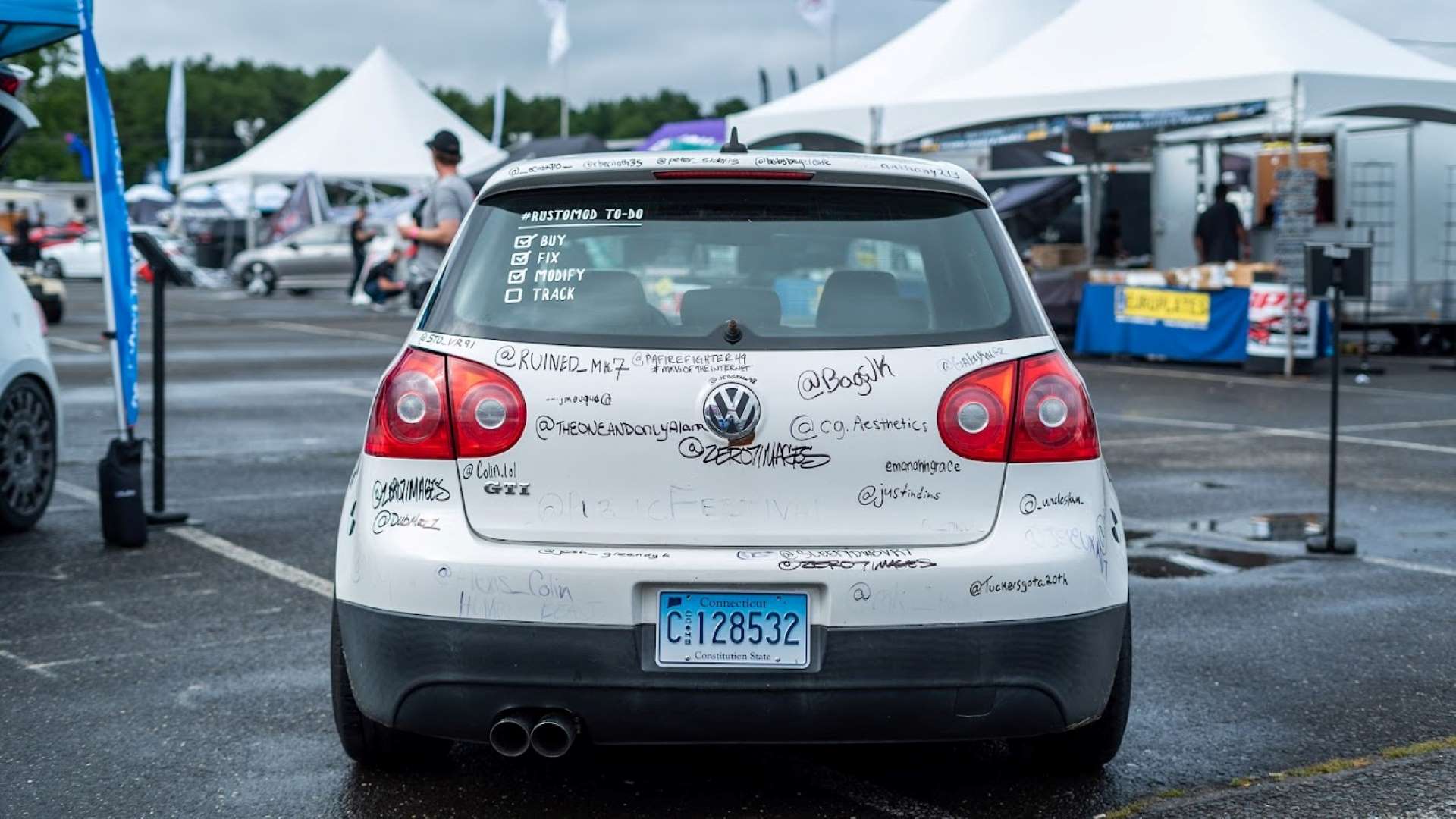 Pandemic No Appreciation MK5 Volkswagen GTI rear