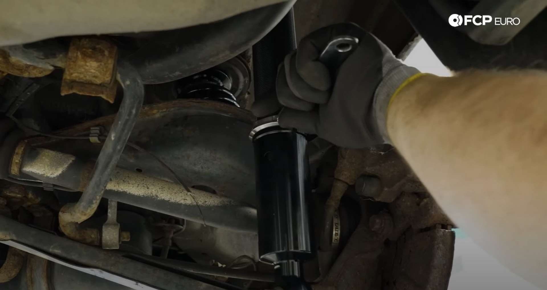 DIY BMW E36 Coilovers locking the shock length