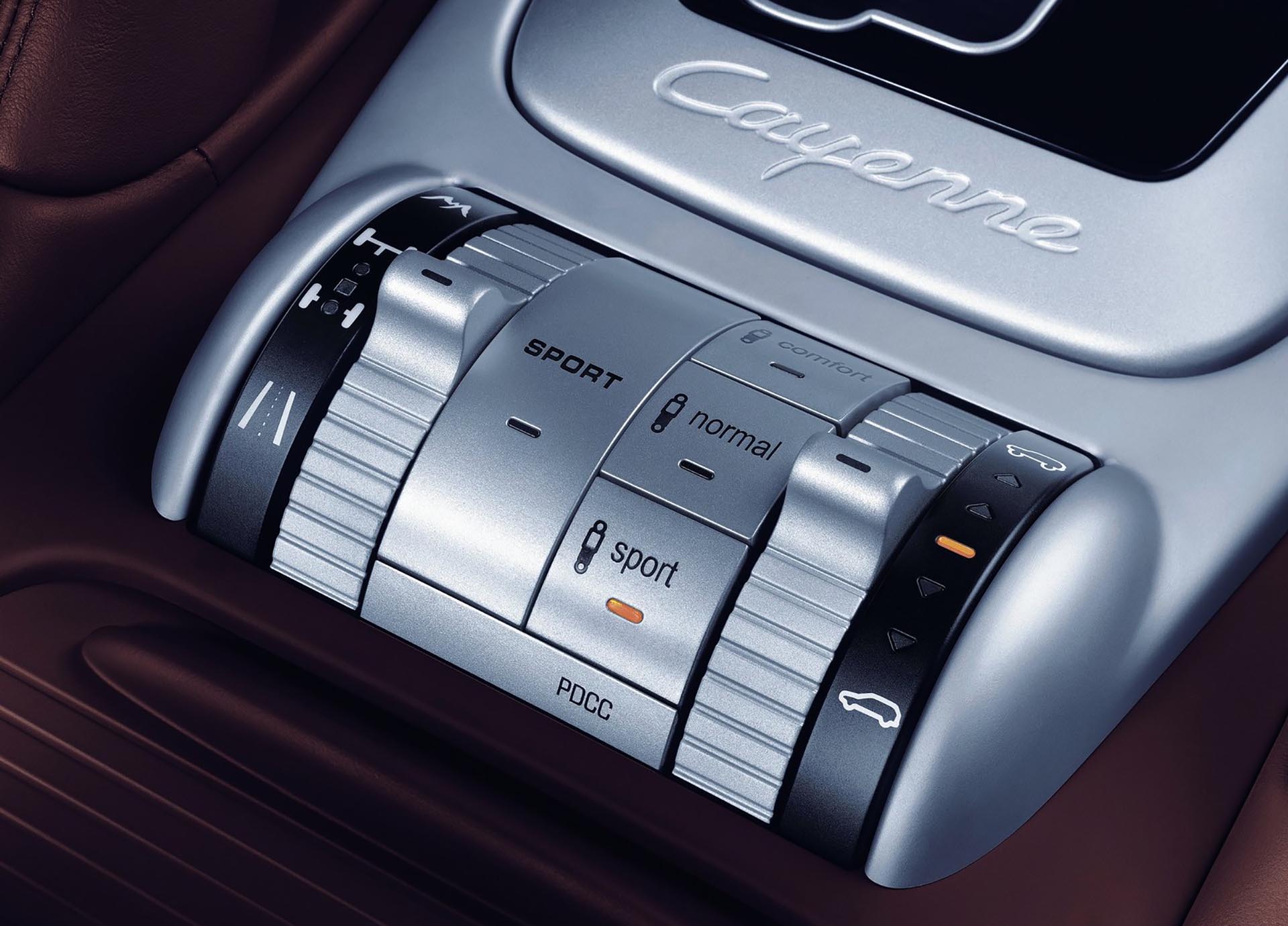 957 Porsche Cayenne PDCC 4wd controls