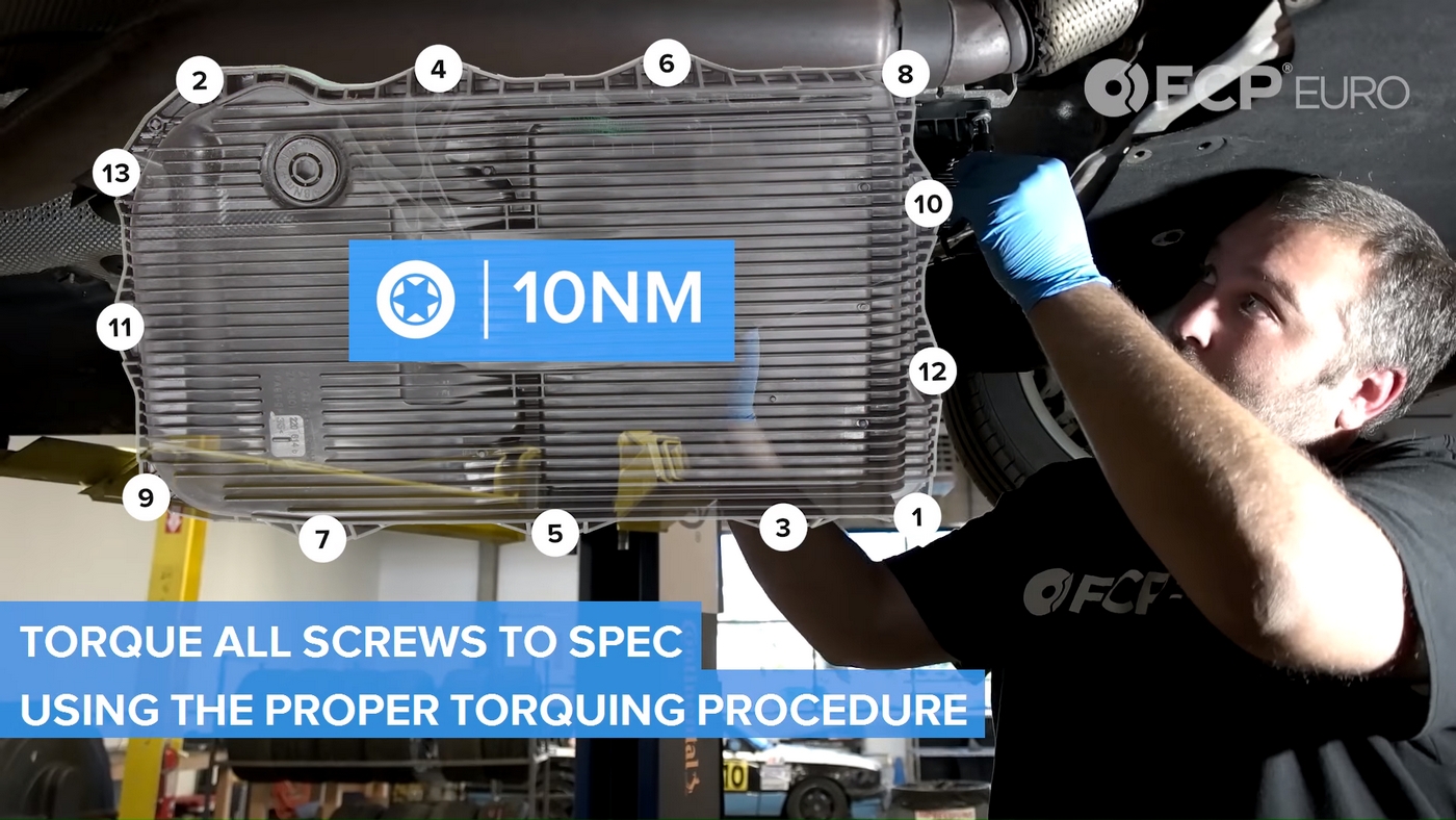 BMW Automatic Trans Torque Procedure