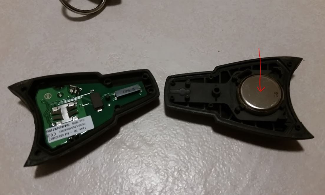 Saab key Fob battery