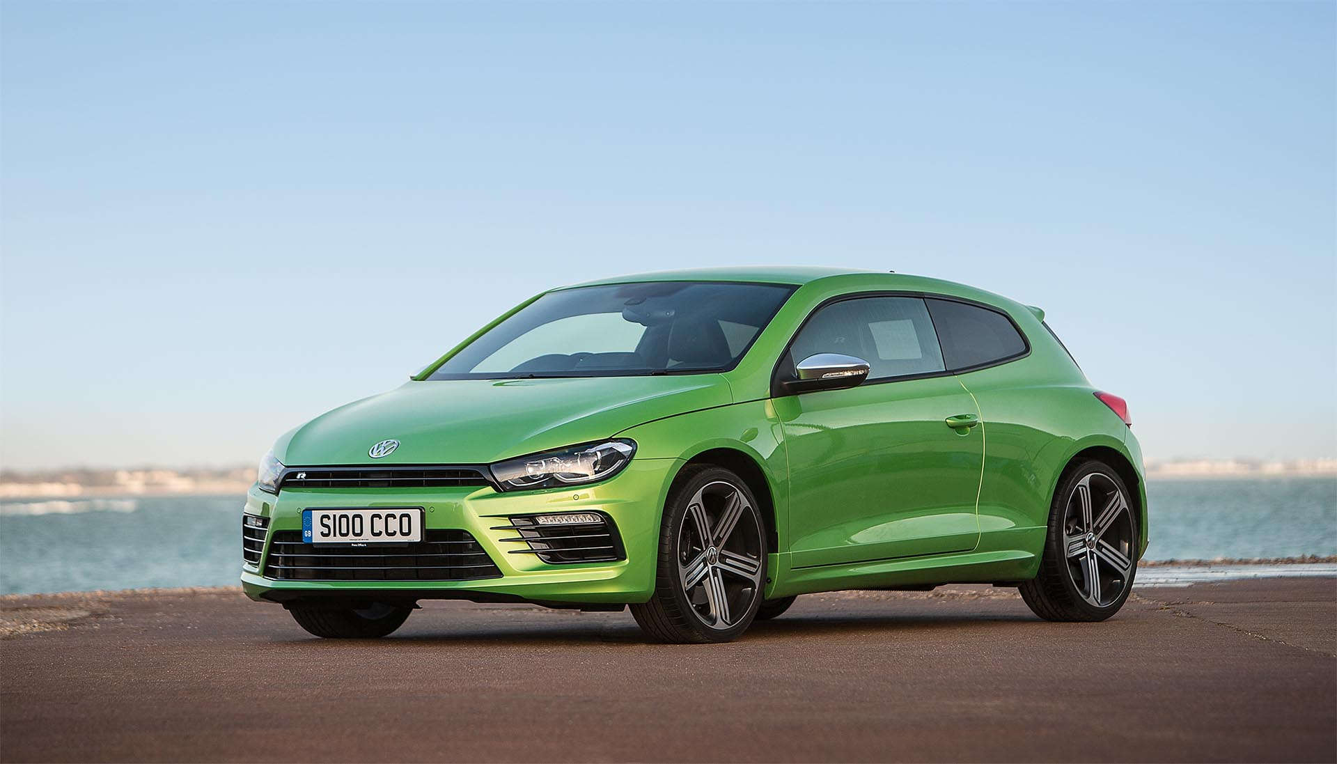 Volkswagen Mk3 Scirocco R Green front