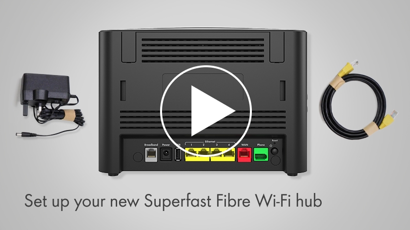 Set up your new Superfast Wi-Fi Hub