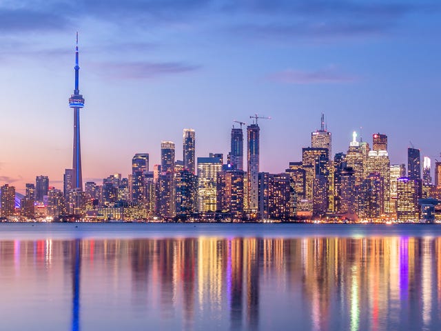 city view in toronto canada