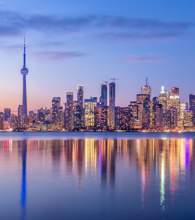 city view in toronto canada