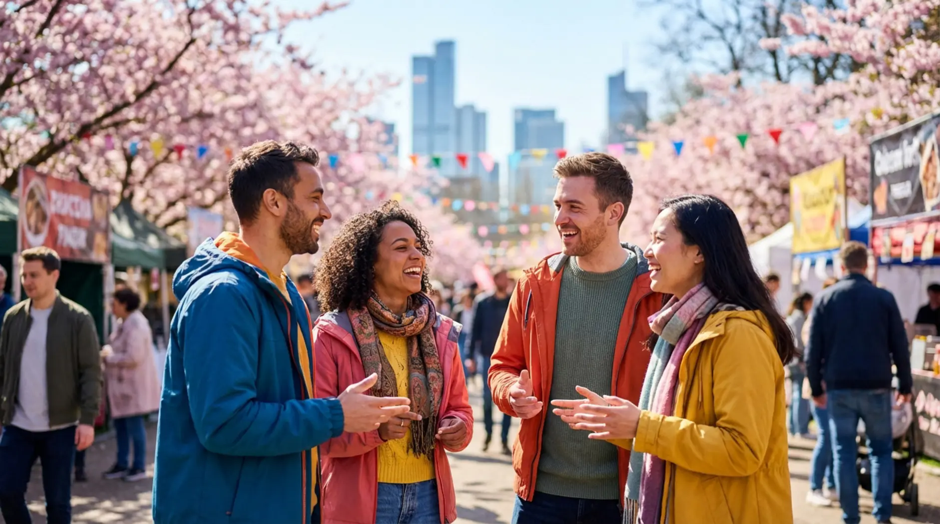 Practice English in Vancouver at the spring festivals