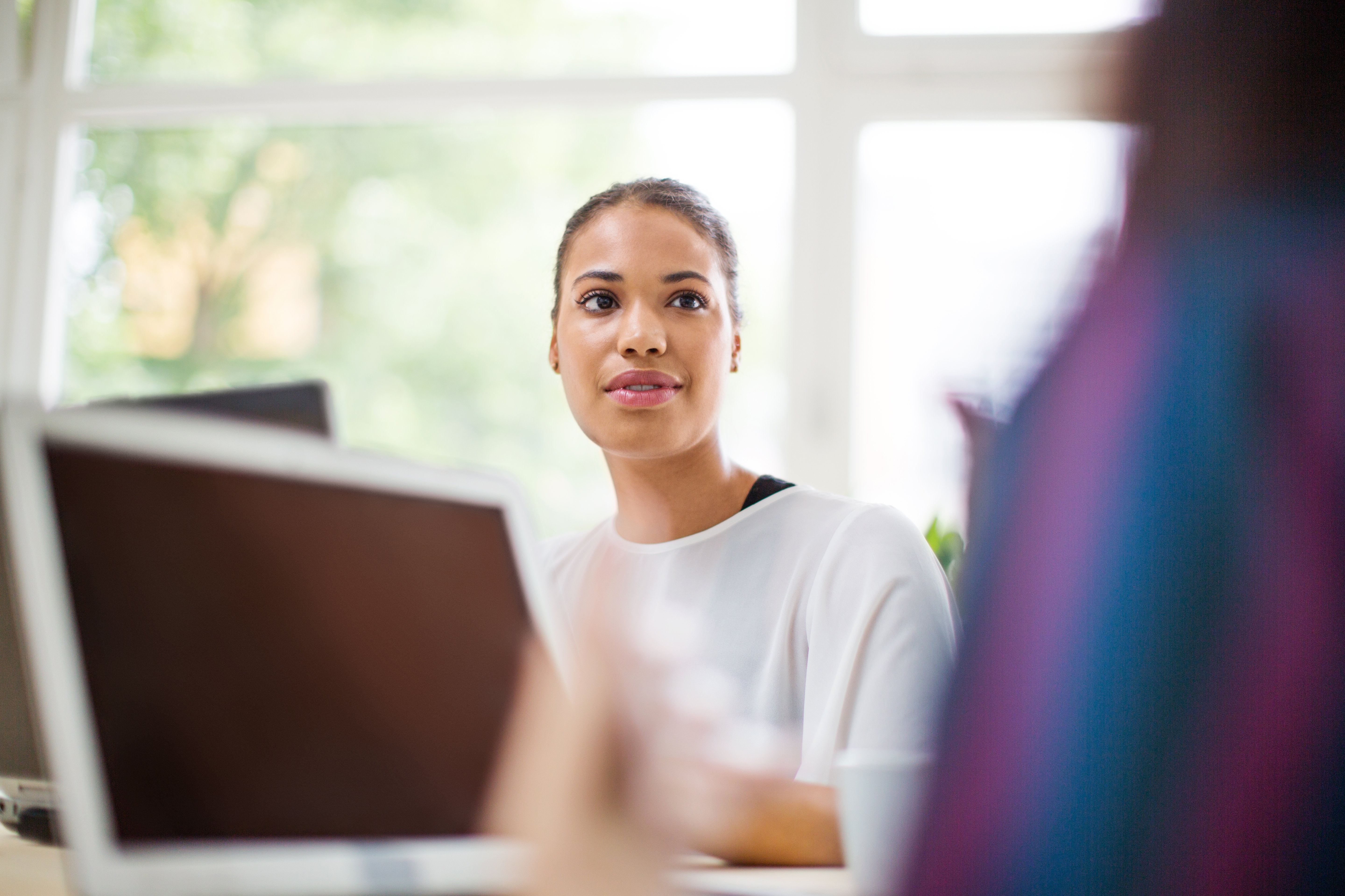 woman taking french lessons in montreal