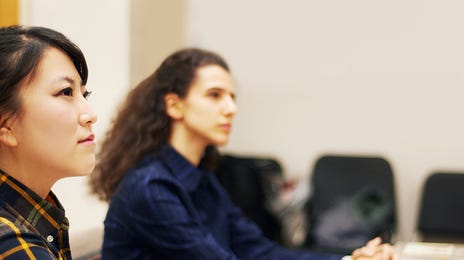 students attending a mandarin language class at school