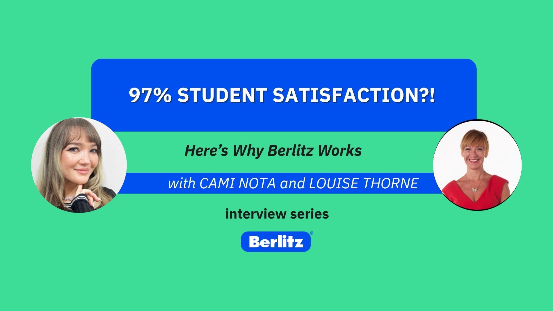 Thumbnail for the article 97% student satisfaction