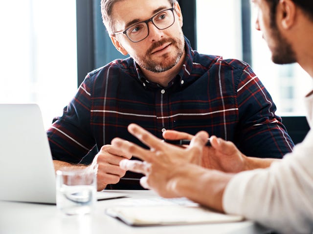 Men learning a language in group