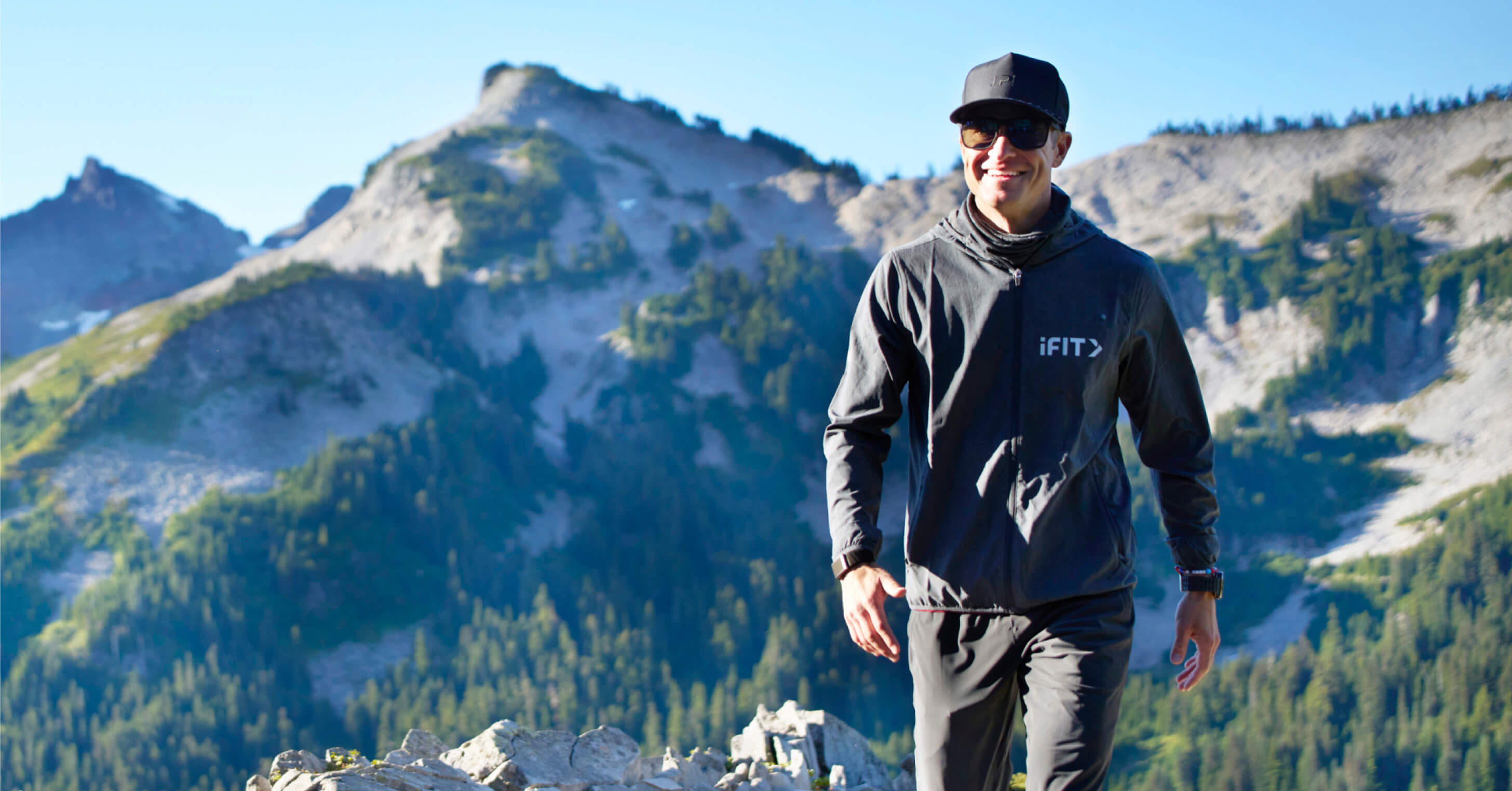 Train alongside Mount Rainier's snow-capped summit in this iFIT hiking workout led by Trainer John Peel.