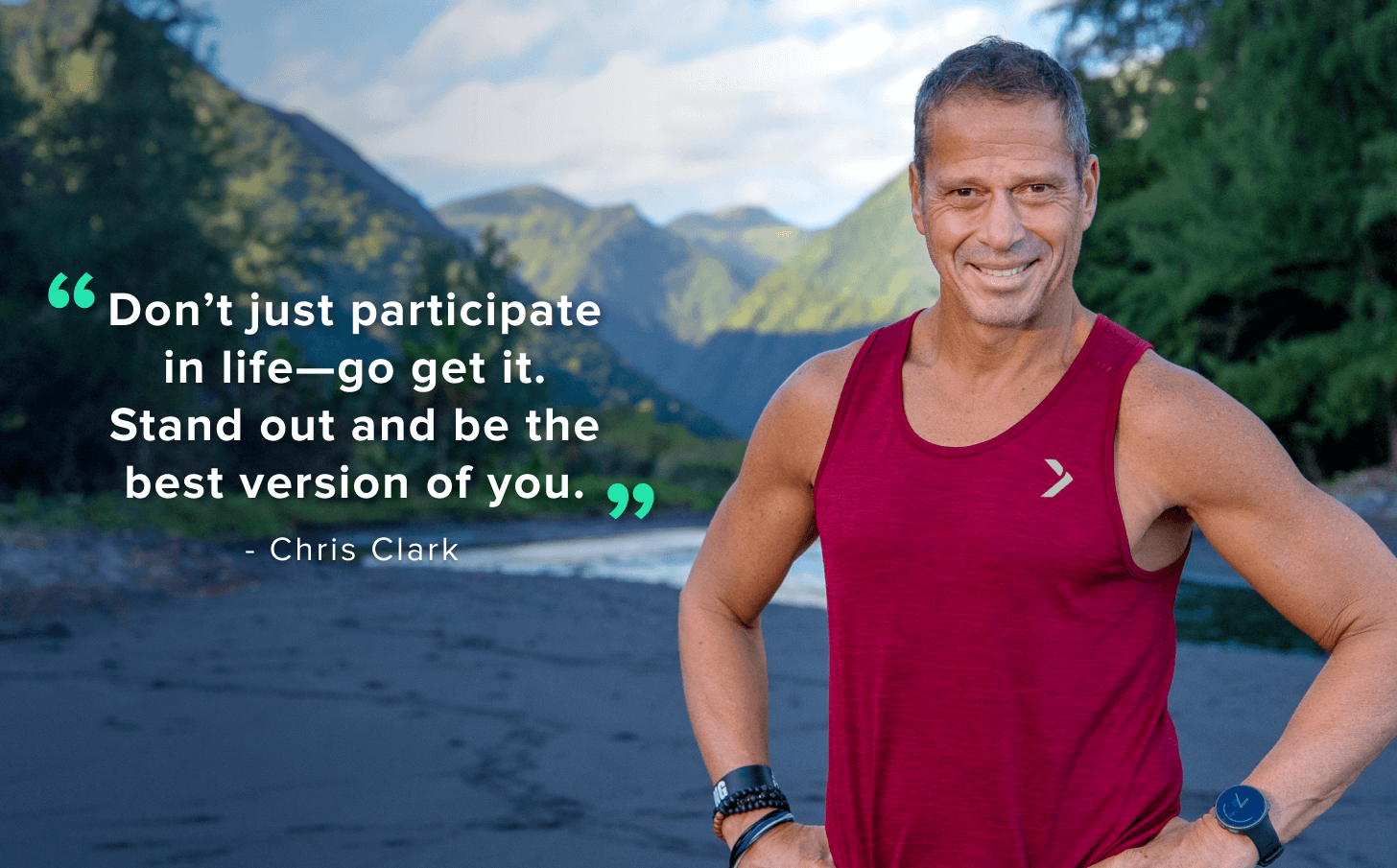 iFIT Trainer Chris Clark in the Hawaiian Islands Toning Series iFIT Trainer Chris Clark coaches the Hawaiian Islands Toning Series