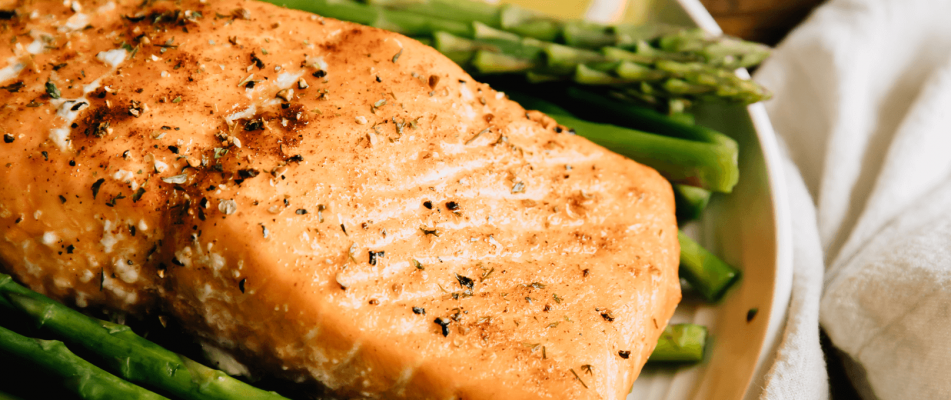 Baked Salmon and Asparagus