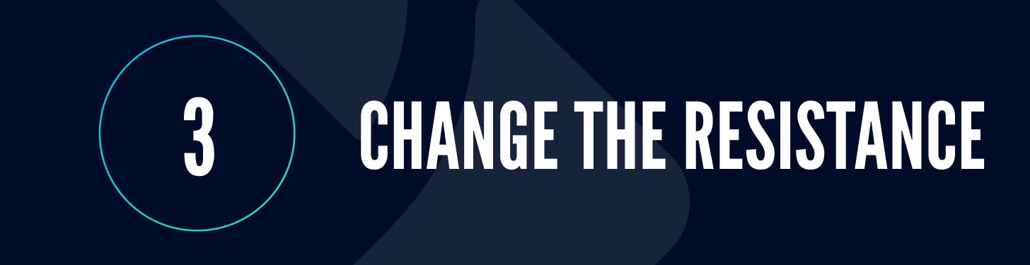 Change the resistance and incline 3 - Change the resistance and incline