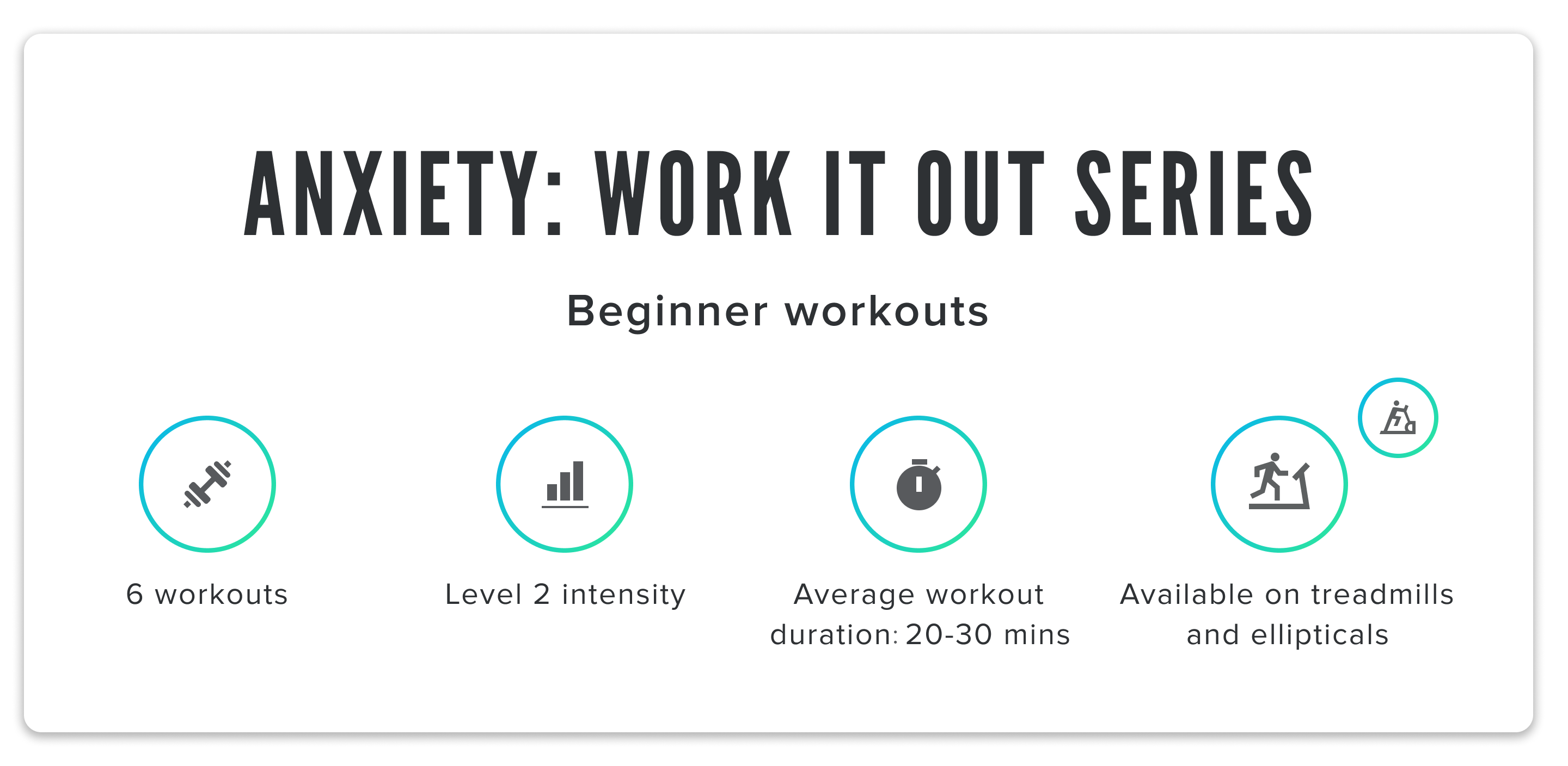 iFit Anxiety: Work It Out Series walking and mindfulness workouts