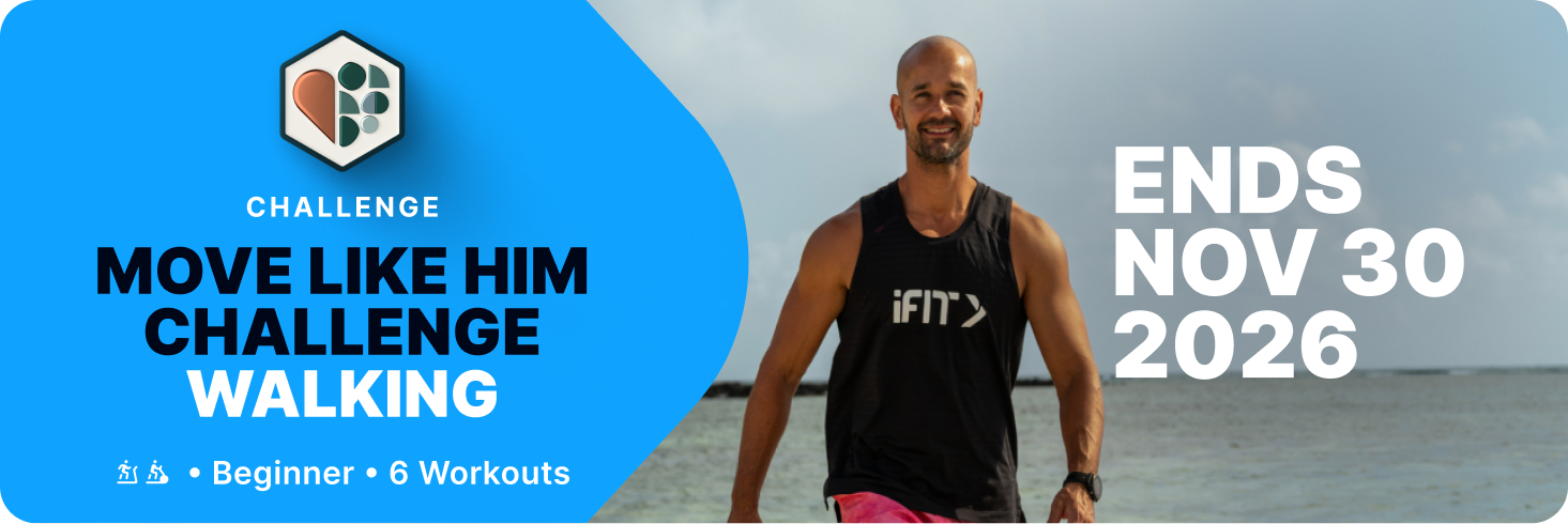 Walk Lisbon and Heidelberg or hike Lake Tahoe, Utah, and Puerto Rico with iFIT Trainers in the Move Like Him Challenge. Finish by Nov. 30, 2026.