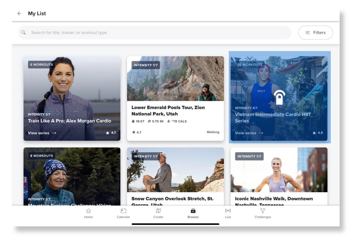 Learn how to remove a favorite iFIT workout or series How to remove a favorite iFIT workout or series