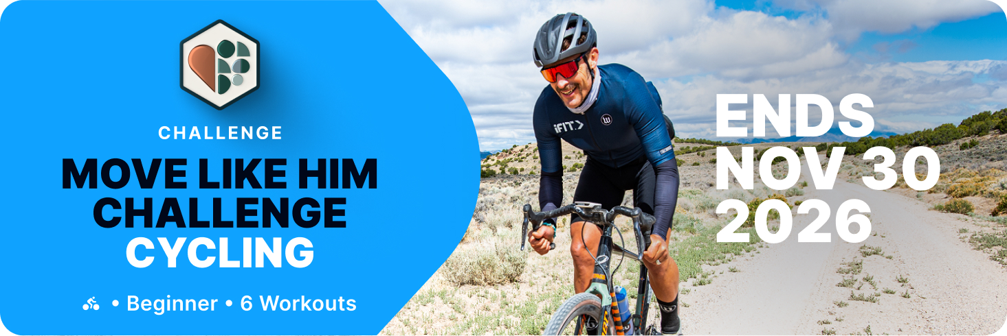 Ride French Polynesia, Hawaii, Colorado, and Whistler with iFIT Trainers including George Hincapie in the Move Like Him Challenge. Finish by Nov. 30, 2026.