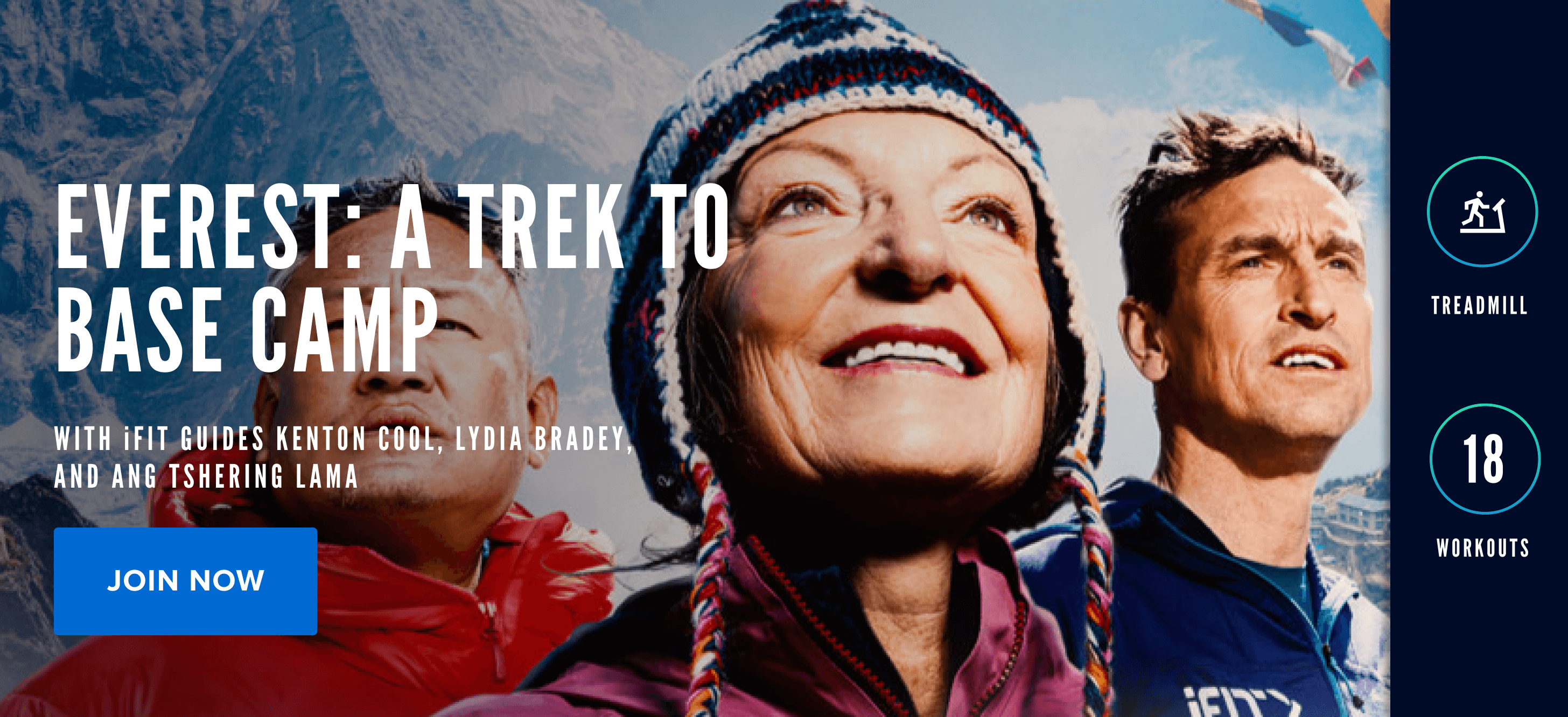 iFIT Everest: A Trek To Base Camp walking classes