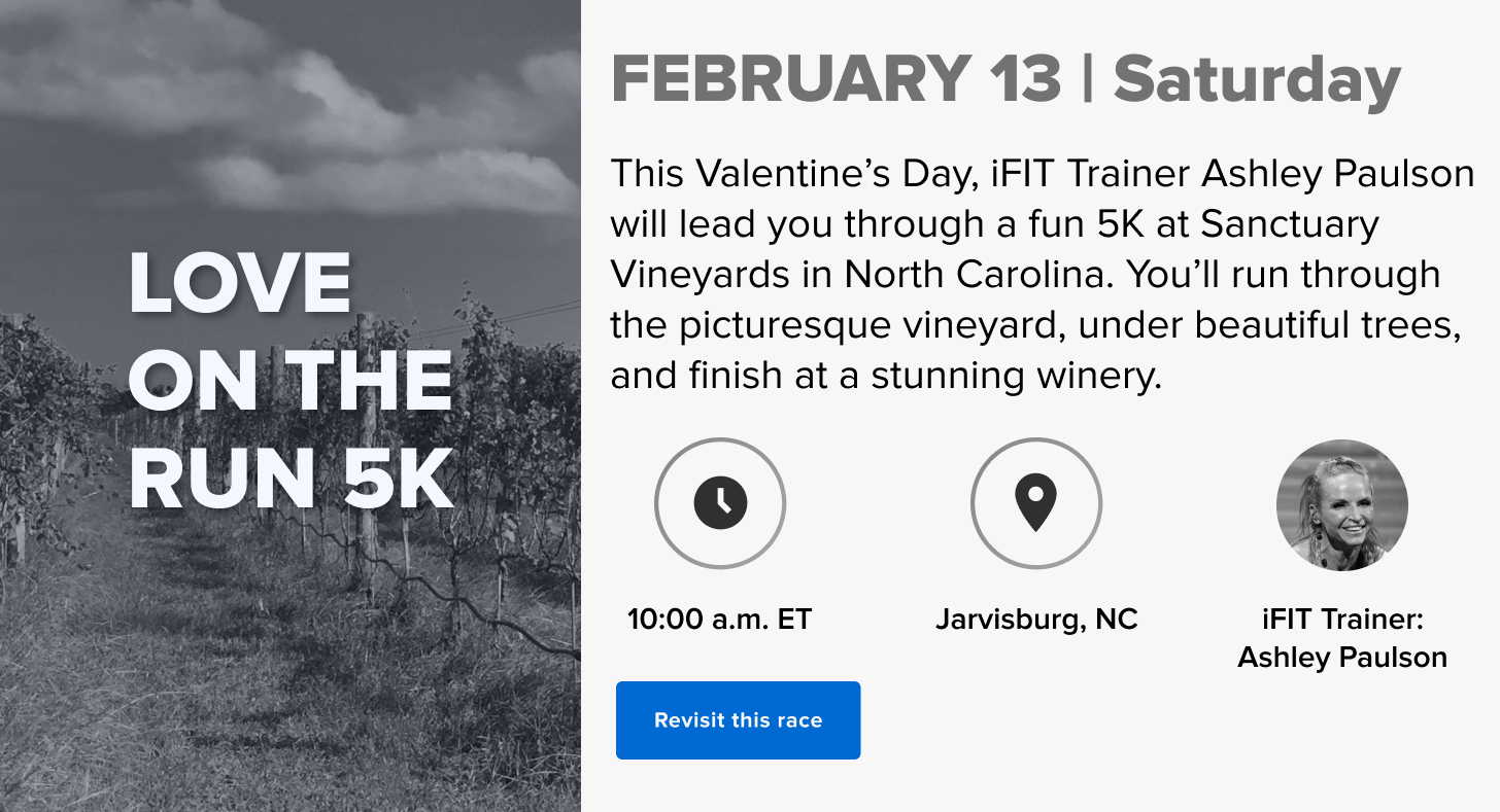 iFIT's Love On The Run 5K iFIT Love On The Run 5K