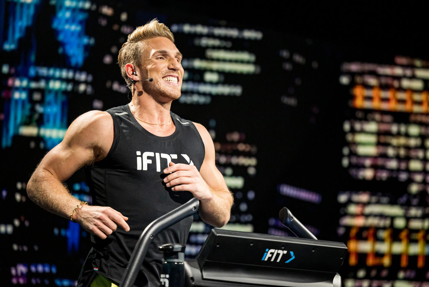 iFIT Trainer Jesse Corbin running class iFIT Trainer Jesse Corbin running workout