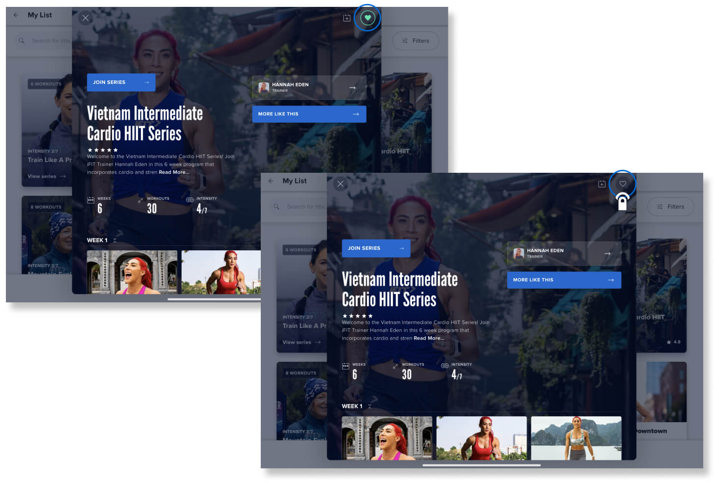 How to remove a favorite iFIT workout or series Learn how to remove a favorite iFIT workout or series