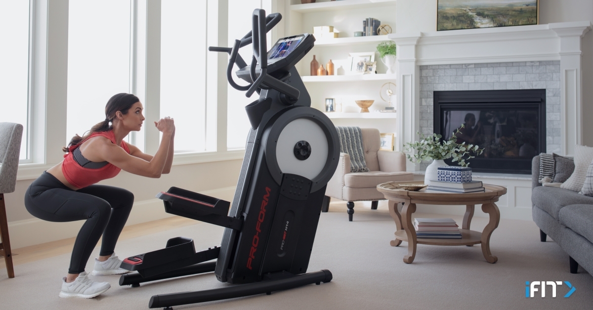 iFIT elliptical HIIT workouts