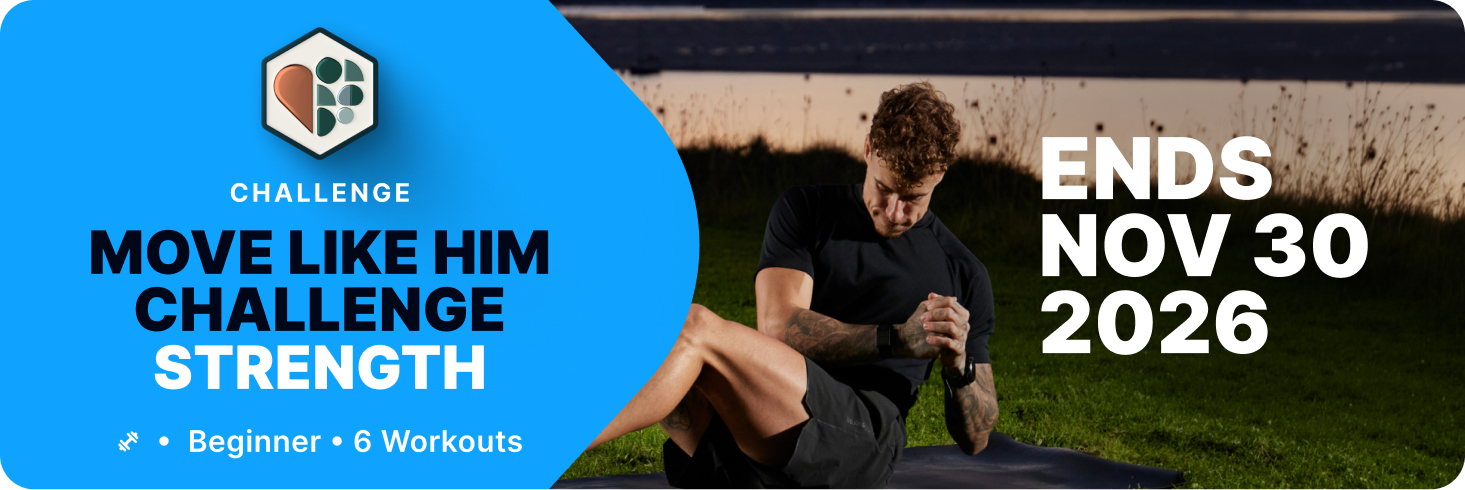 Build strength with iFIT Trainers on bodyweight, total body, and functional workouts in the Move Like Him Challenge. Complete them by Nov. 30, 2026.