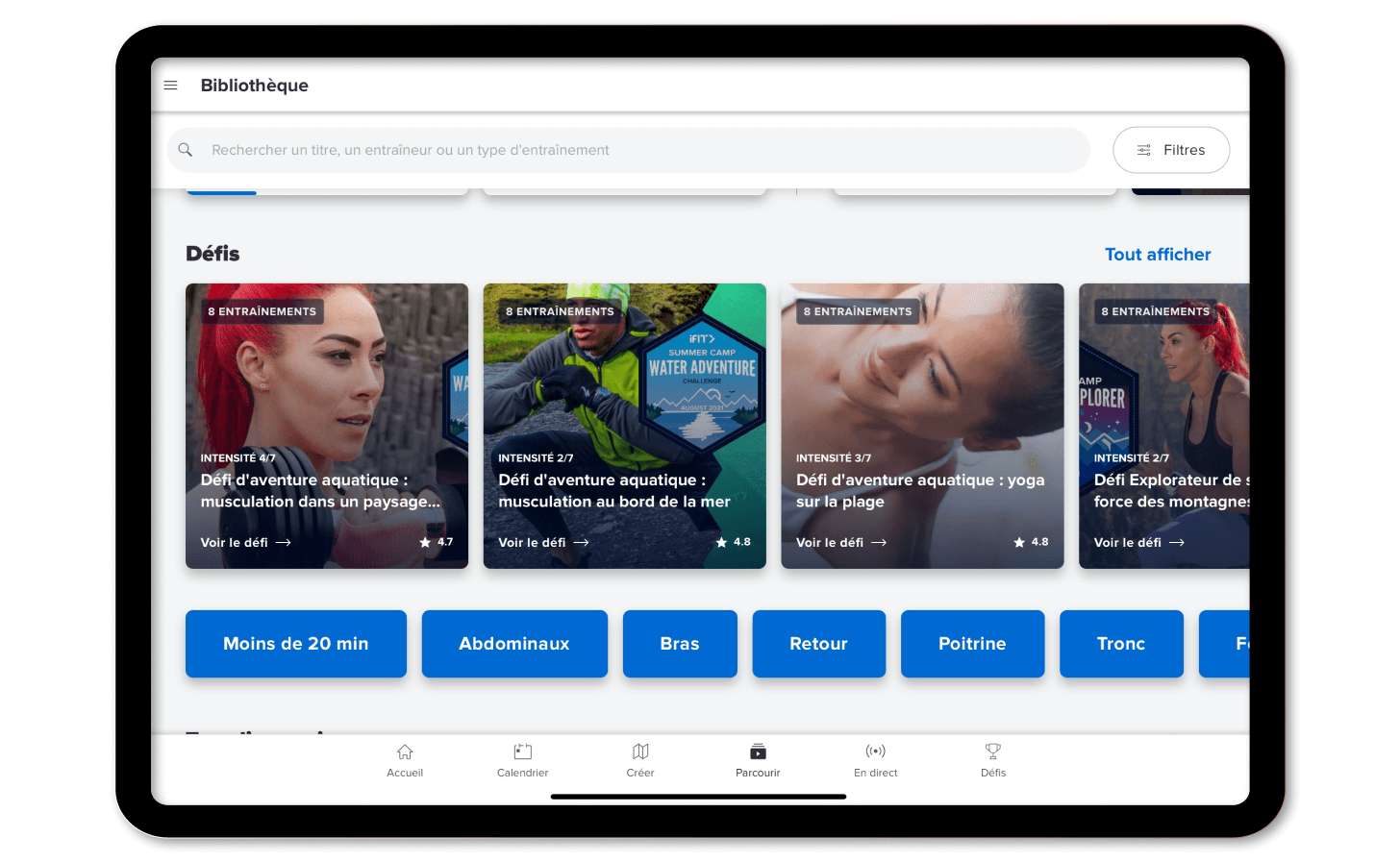 How to change your language on the iFIT app or enabled equipment - step 5