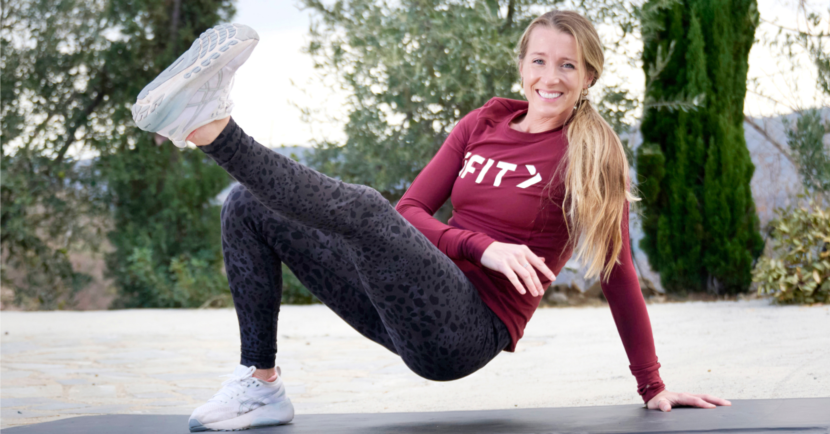 Strengthen your core after pregnancy with postpartum workouts on the iFIT fitness app, designed for stability and control.